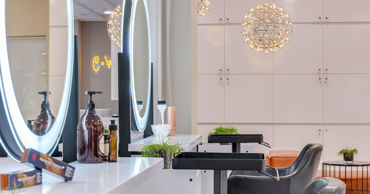 miroir coiffure